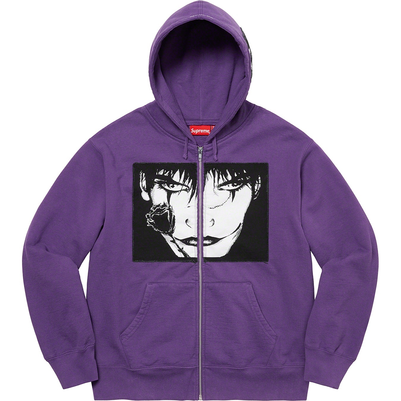 Supreme/The Crow Zip Up Hooded Sweatshirt view 5